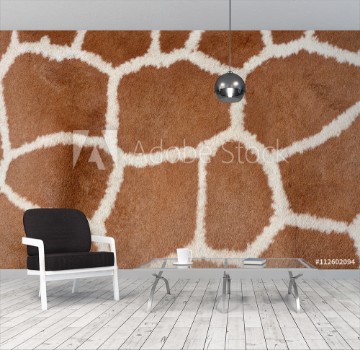 Picture of Animal background texture of a giraffe spots pattern